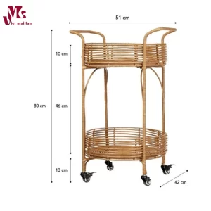 Rattan Bar Carts