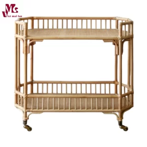 Boho Rattan Cart