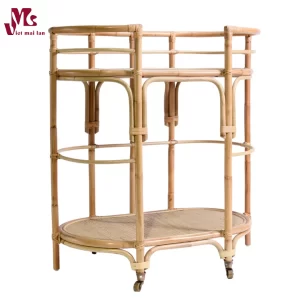 Woven Rattan Barcart
