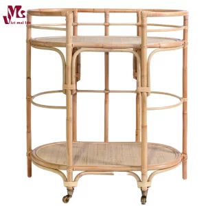 Woven Rattan Barcart