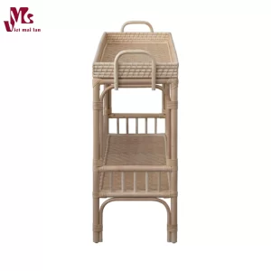 Natural rattan side table