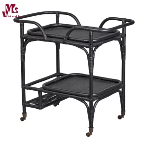 Natural Rattan Bar Trolley