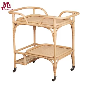 Natural Rattan Bar Trolley
