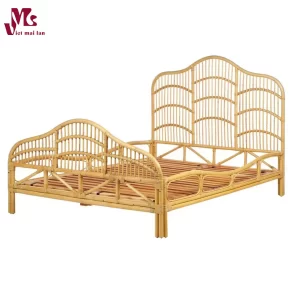 Natural Wicker Rattan Kid's Bed