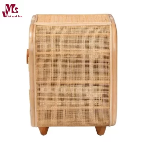 Bohemian rattan nightstand