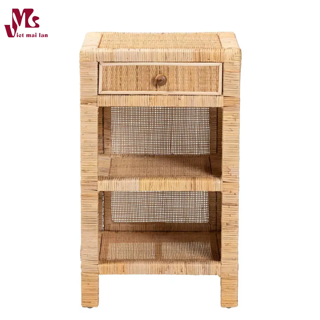 Rattan nightstand
