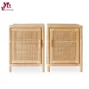 rattan nightstand