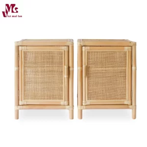 rattan nightstand