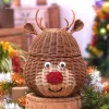 Christmas-Reindeer-Rattan-Basket
