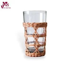 Rattan Cage Highball Glass