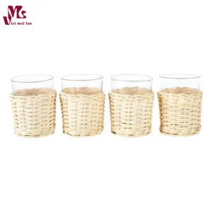 Rattan Highball Glass