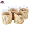 Rattan Highball Glass