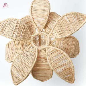 Wicker Palm Tree Decoration