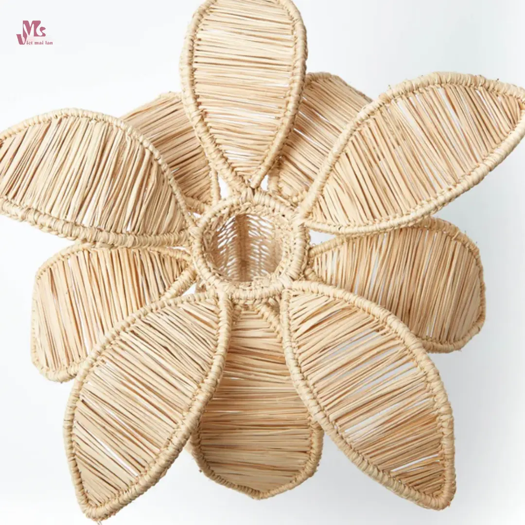 Wicker Palm Tree Decoration