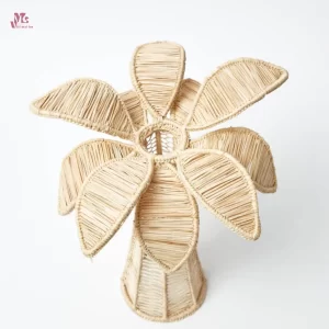 Wicker Palm Tree Decoration