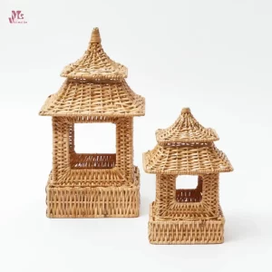 Rattan Pagoda Lantern