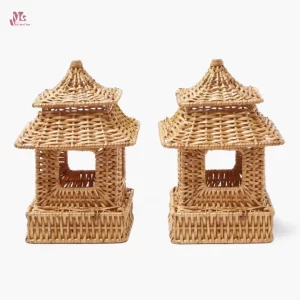 Rattan Pagoda Lantern