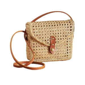 Woven Rattan Bag
