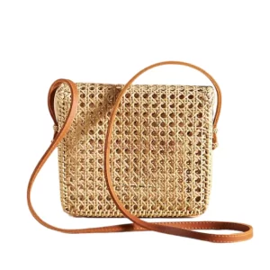 Woven Rattan Bag