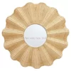rattan flower mirror