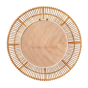 Rattan Mirror