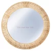 Rattan mirror