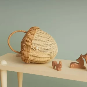 Wicker Acorn Basket