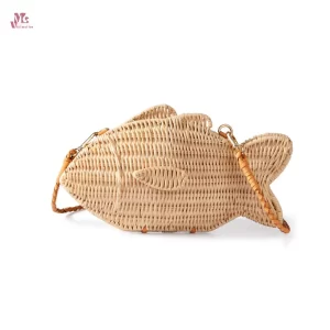 Natural Rattan Fish Bag