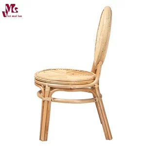 Dining Chair in Natural Brown Rattan