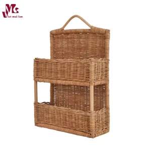 Rattan shelf