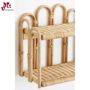 Woven Rattan Hanging Shelf