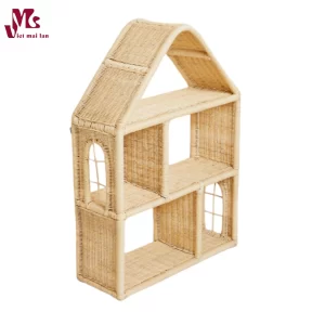 Natural Rattan Wall Kid's Shelf