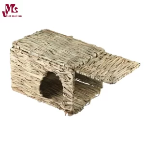 Natural Hand Woven Grass Rabbit House