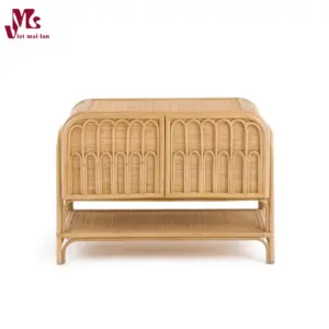 Rattan Bedside Table