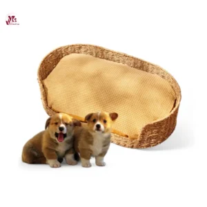 Handmade Seagrass Dog Bed