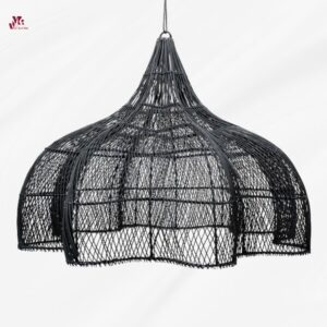 Wicker Rattan Light Fixture