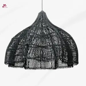 Wicker Rattan Light Fixture