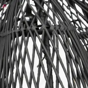 Wicker Rattan Light Fixture