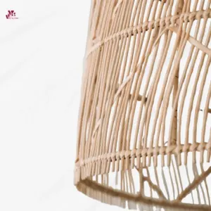Hand Weaving Rattan Lampshade