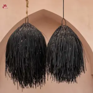 Handwoven Rattan Pendant Light