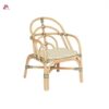 Outdoor rattan armchair for children