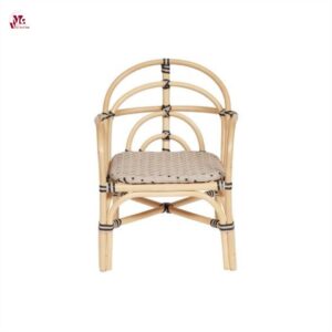 Outdoor rattan armchair for children