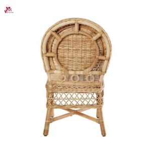 Childs Rounded Woven Wicker Play Chair