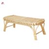 Rattan bench