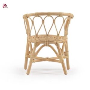 Children's armchair in natural rattan