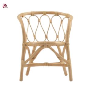 Children's armchair in natural rattan