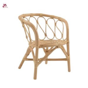 Children's armchair in natural rattan