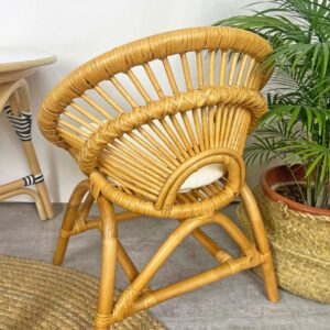 Rattan kids chairs for events