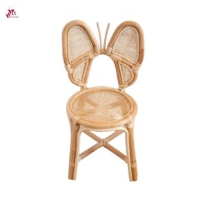 Vintage Rattan Bow Chair