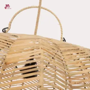Natural Rattan Chandelier